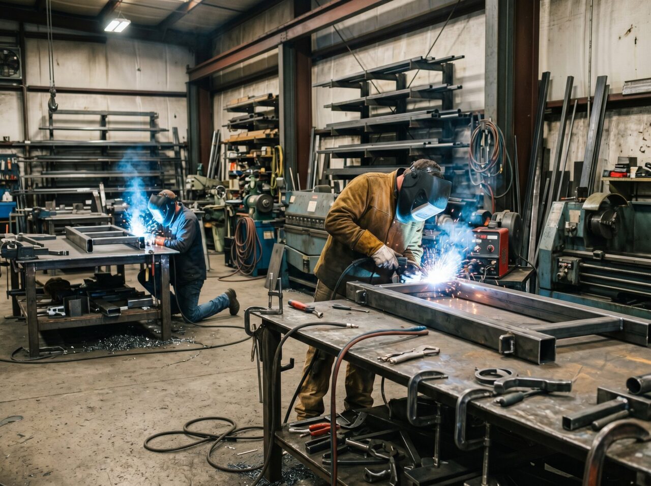 fabrication shop for welders